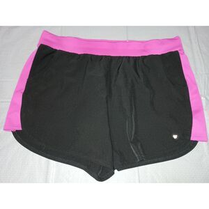 TEK GEAR, DryTek Black & Pink Shorts, Woman Size XL